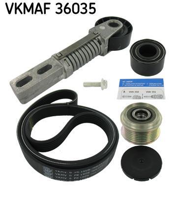 Kit de courroie d'accessoire (Courroie d’alternateur) SKF ref. VKMAF 36035